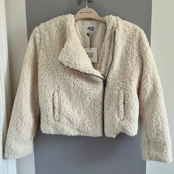 Jack by BB Dakota Cream Teddy Jacket - Picture 2 of 14